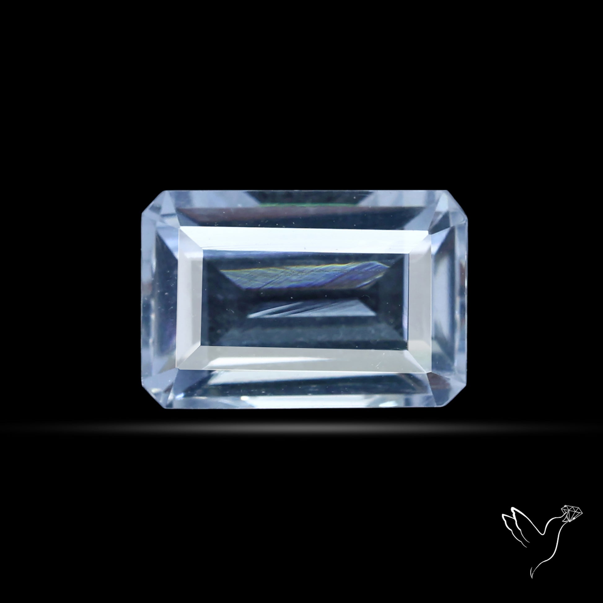 Himalayan Clear Quartz Faceted Fine Cut Gemstone