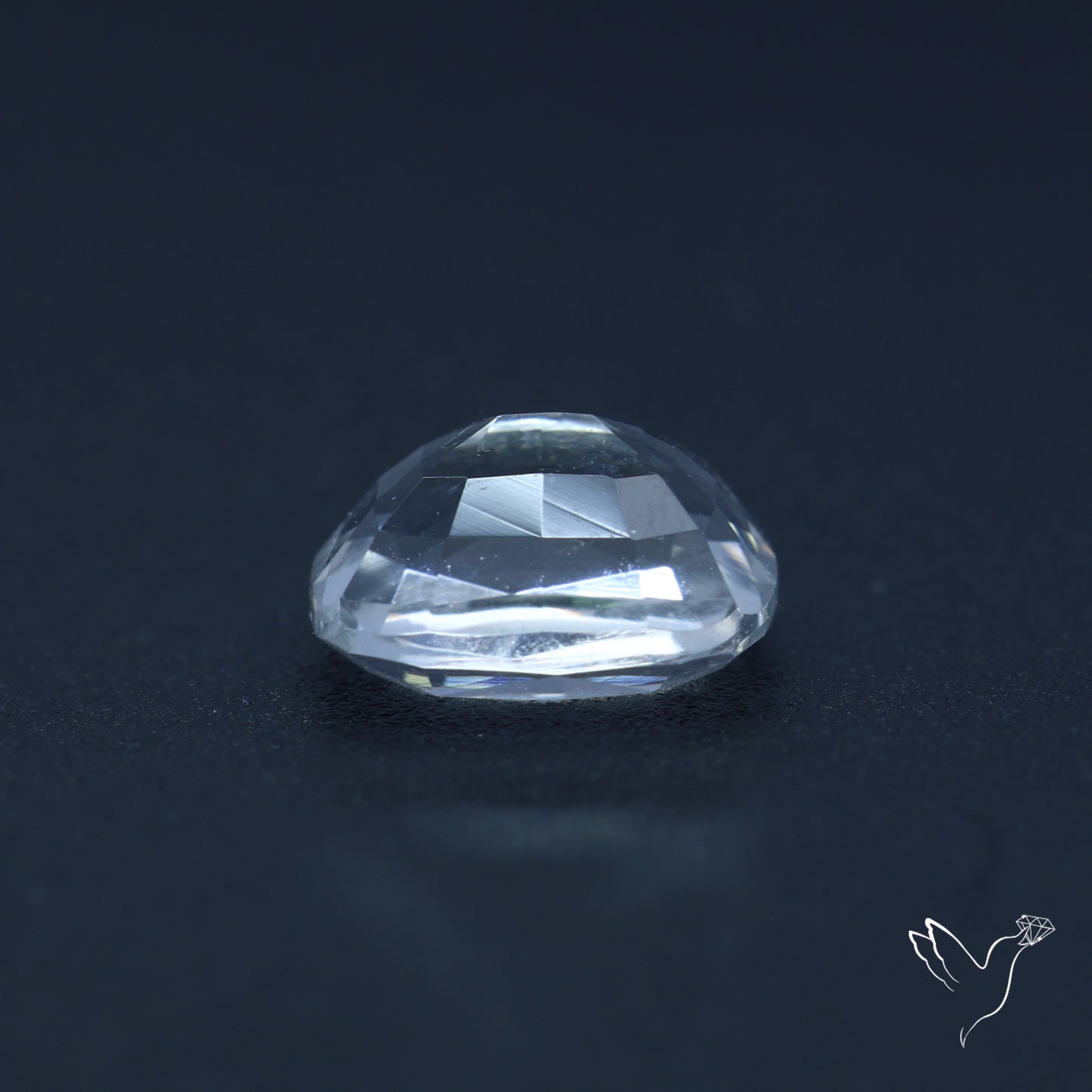 Himalayan Clear Quartz Faceted Fine Cut Gemstone