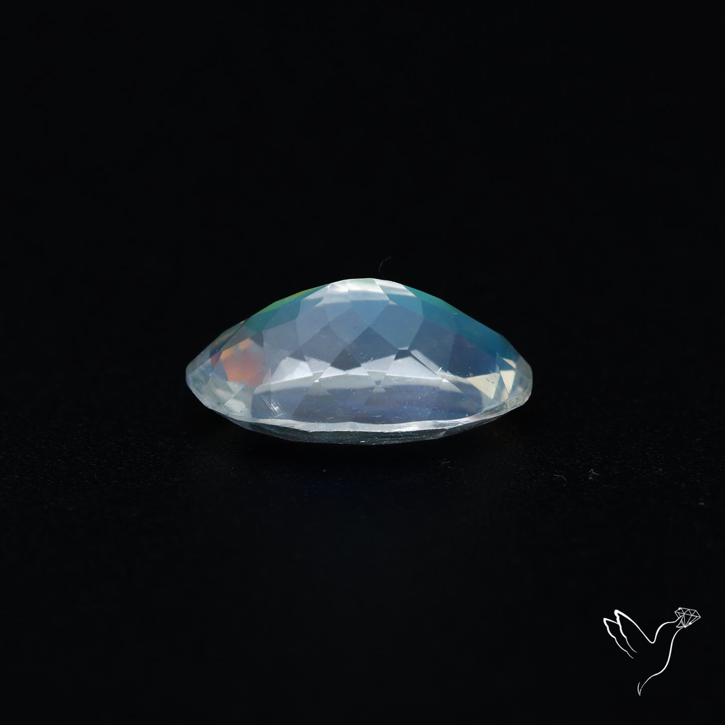 Madagascan Rainbow Moonstone Faceted Fine Gemstone High Grade