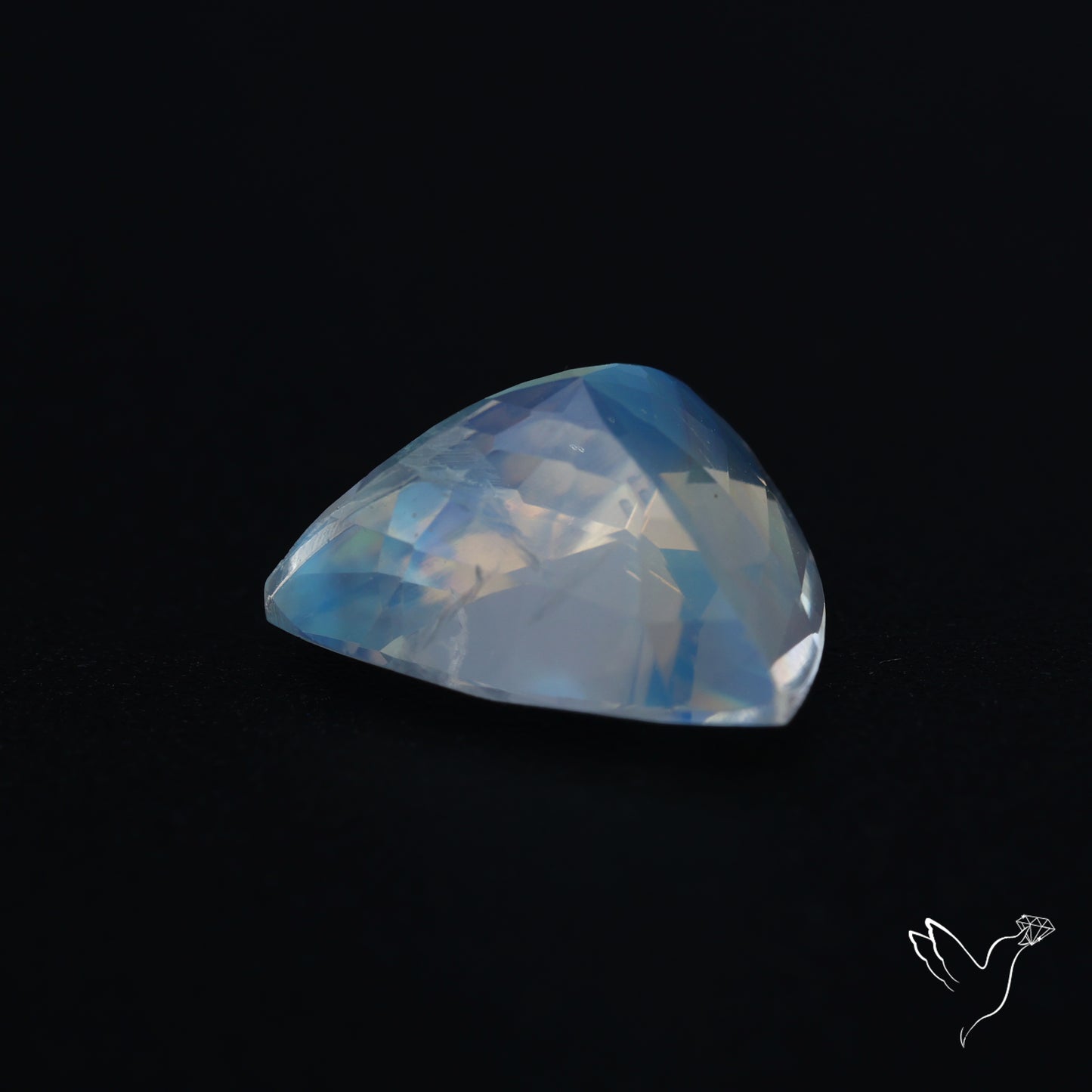 Madagascan Rainbow Moonstone Faceted Fine Gemstone High Grade