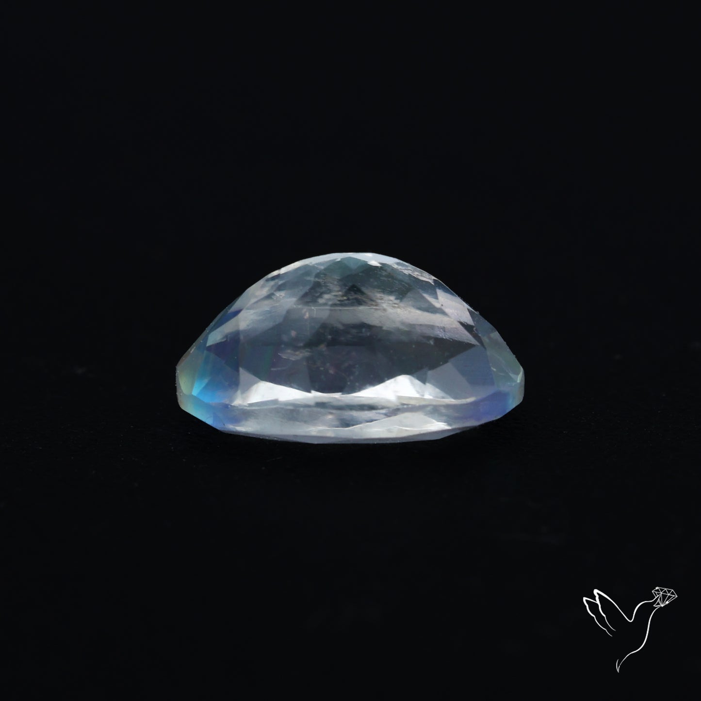 Madagascan Rainbow Moonstone Faceted Fine Gemstone High Grade