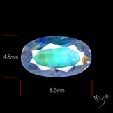 Madagascan Rainbow Moonstone Faceted Fine Gemstone High Grade