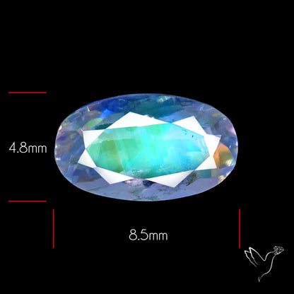 Madagascan Rainbow Moonstone Faceted Fine Gemstone High Grade