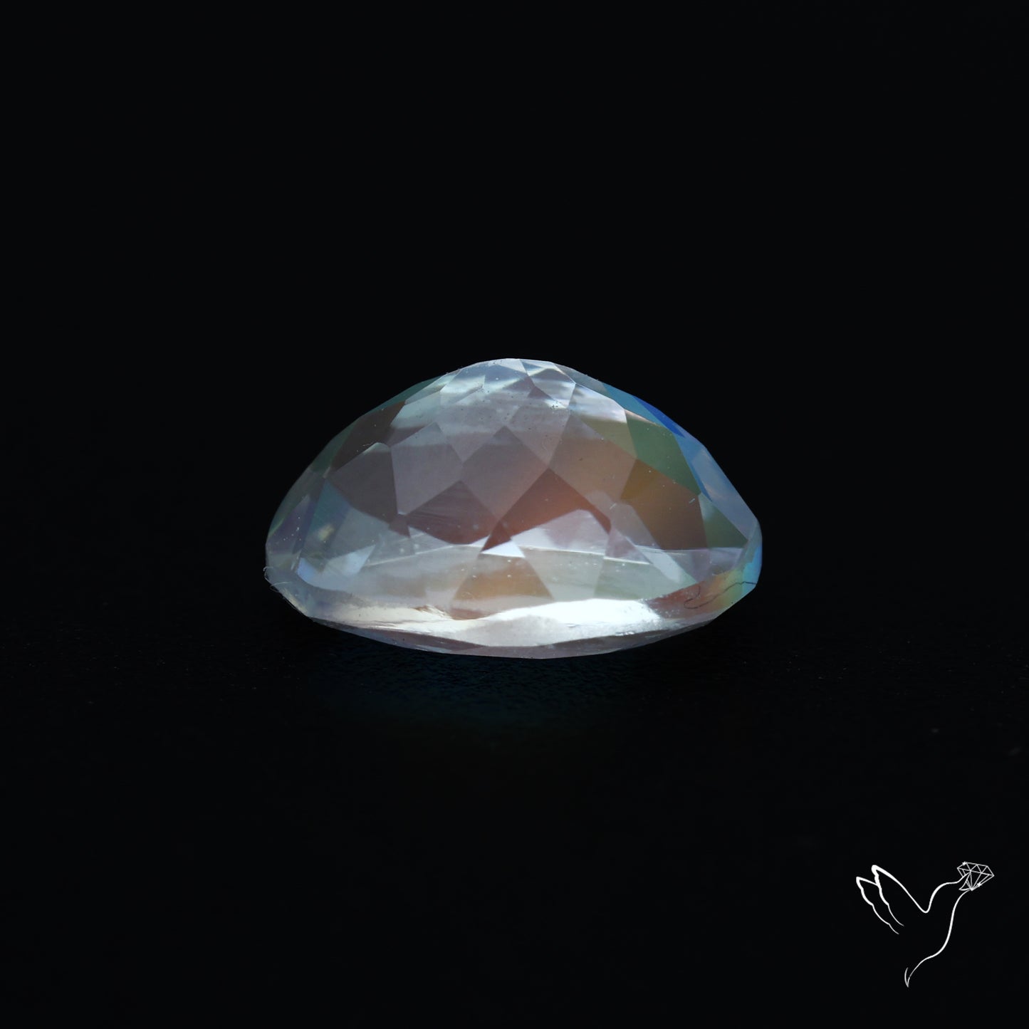 Madagascan Rainbow Moonstone Faceted Fine Gemstone High Grade