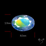 Madagascan Rainbow Moonstone Faceted Fine Gemstone High Grade
