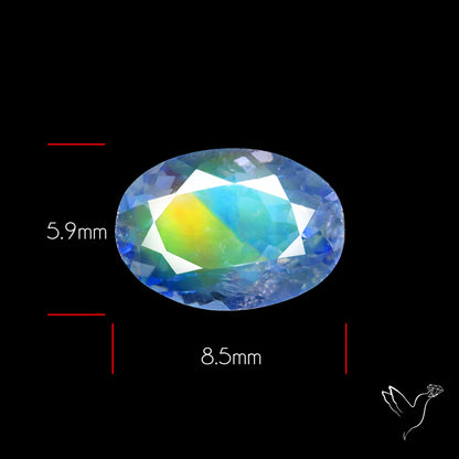 Madagascan Rainbow Moonstone Faceted Fine Gemstone High Grade