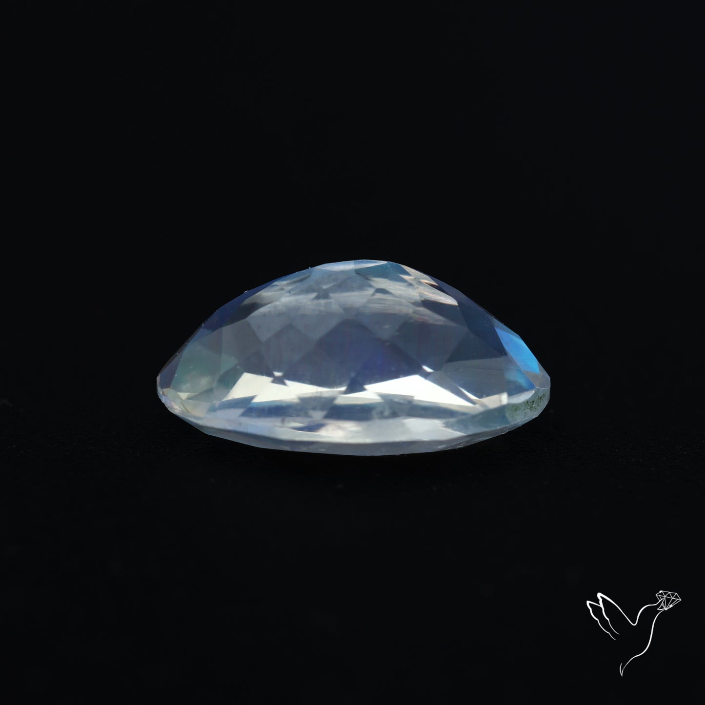 Madagascan Rainbow Moonstone Faceted Fine Gemstone High Grade