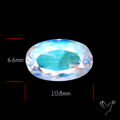 Madagascan Rainbow Moonstone Faceted Fine Gemstone High Grade