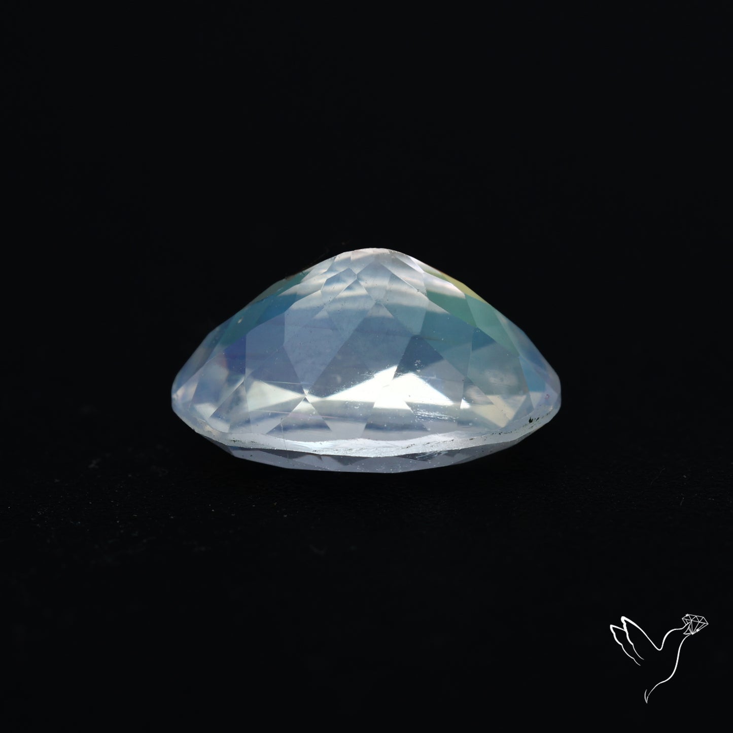 Madagascan Rainbow Moonstone Faceted Fine Gemstone High Grade