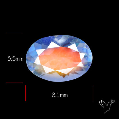 Madagascan Rainbow Moonstone Faceted Fine Gemstone High Grade