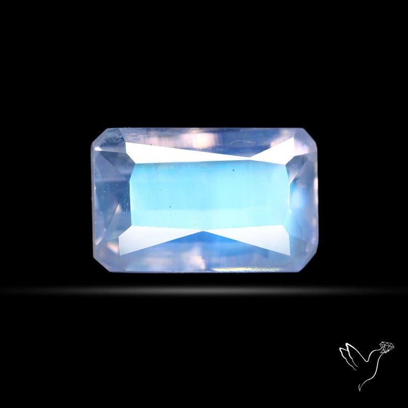 Madagascan Rainbow Moonstone Faceted Fine Gemstone High Grade
