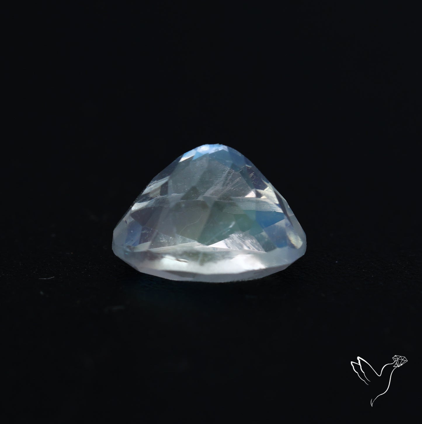 Madagascan Rainbow Moonstone Faceted Fine Gemstone High Grade