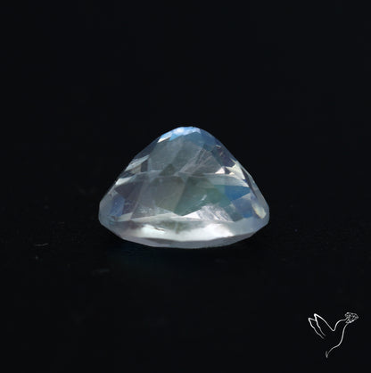 Madagascan Rainbow Moonstone Faceted Fine Gemstone High Grade