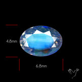 Madagascan Rainbow Moonstone Faceted Fine Gemstone High Grade
