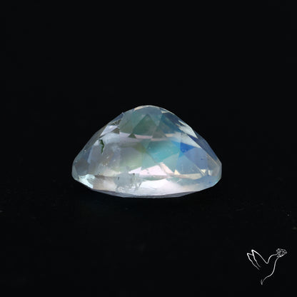 Madagascan Rainbow Moonstone Faceted Fine Gemstone High Grade