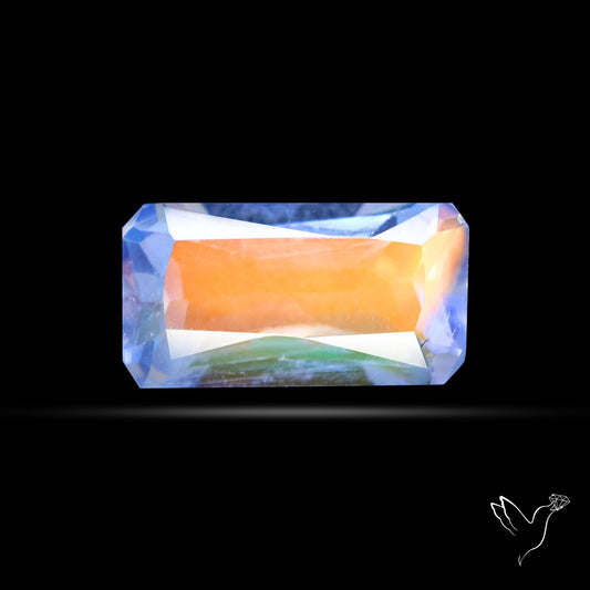 Madagascan Rainbow Moonstone Faceted Fine Gemstone High Grade