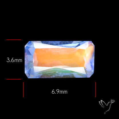 Madagascan Rainbow Moonstone Faceted Fine Gemstone High Grade