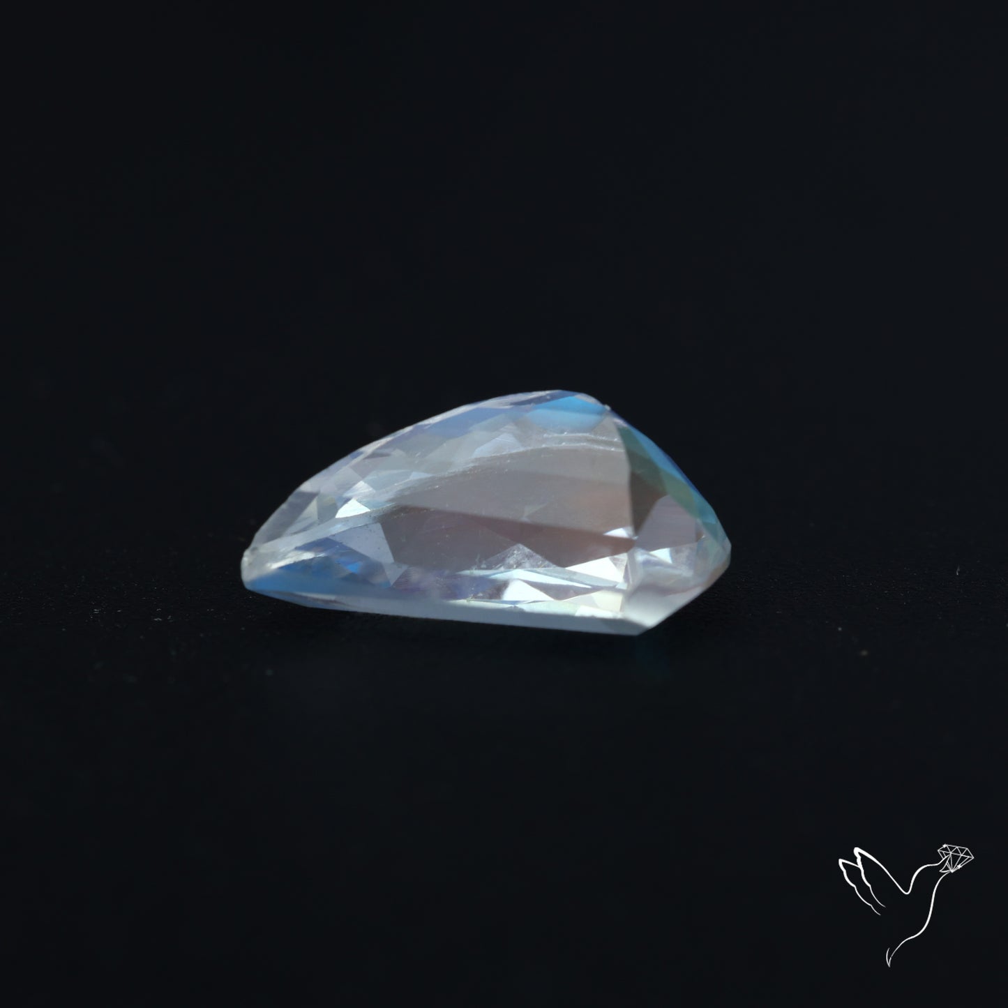 Madagascan Rainbow Moonstone Faceted Fine Gemstone High Grade