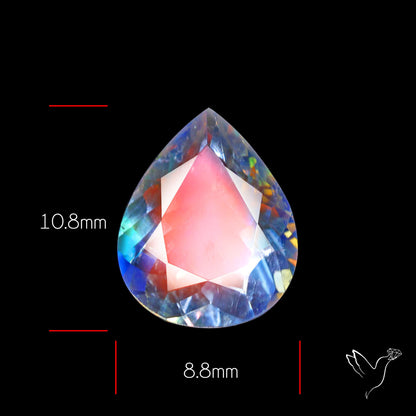 Madagascan Rainbow Moonstone Faceted Fine Gemstone High Grade