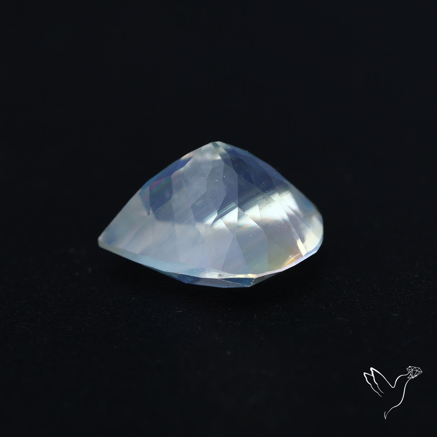 Madagascan Rainbow Moonstone Faceted Fine Gemstone High Grade