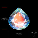 Madagascan Rainbow Moonstone Faceted Fine Gemstone High Grade