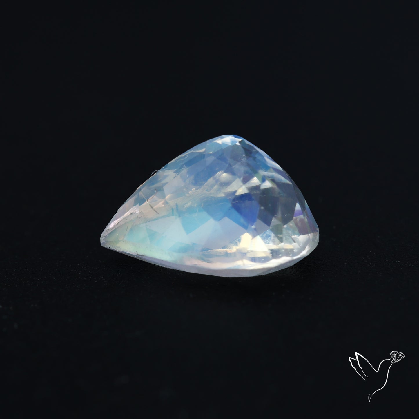 Madagascan Rainbow Moonstone Faceted Fine Gemstone High Grade