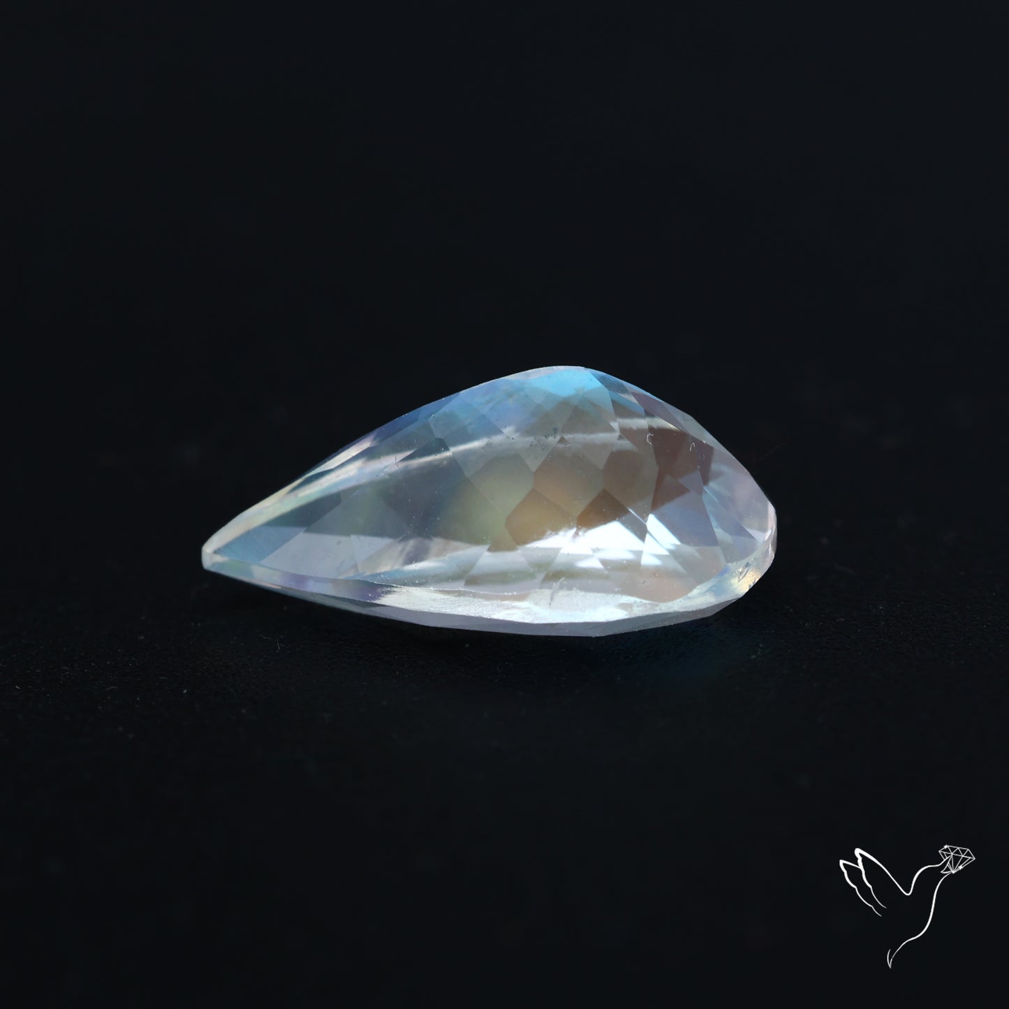 Madagascan Rainbow Moonstone Faceted Fine Gemstone High Grade