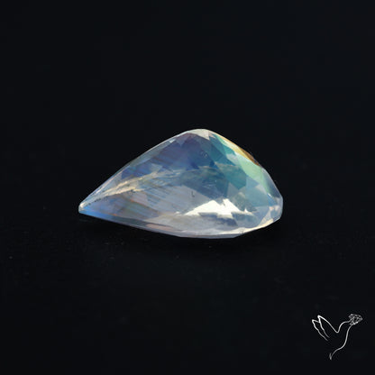 Madagascan Rainbow Moonstone Faceted Fine Gemstone High Grade