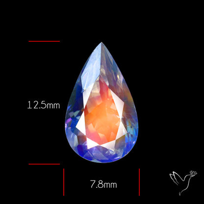 Madagascan Rainbow Moonstone Faceted Fine Gemstone High Grade