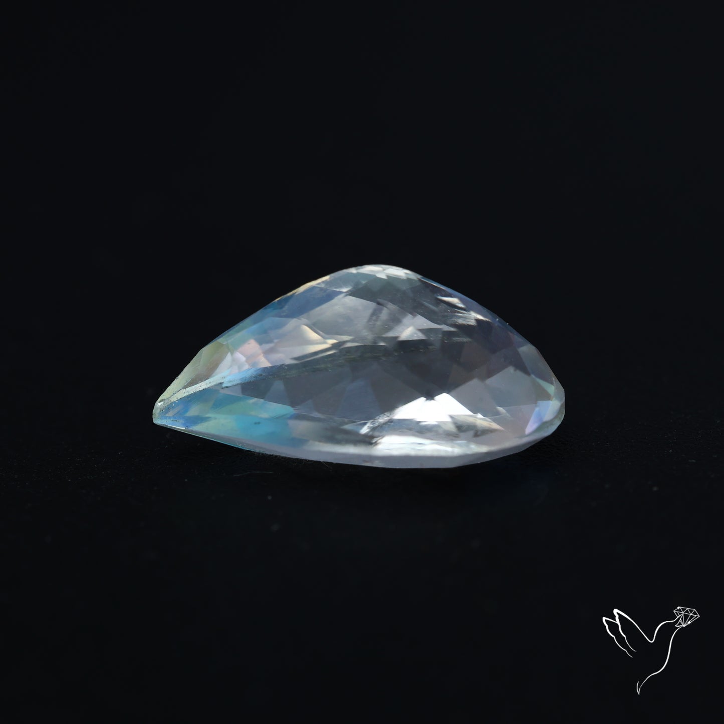 Madagascan Rainbow Moonstone Faceted Fine Gemstone High Grade