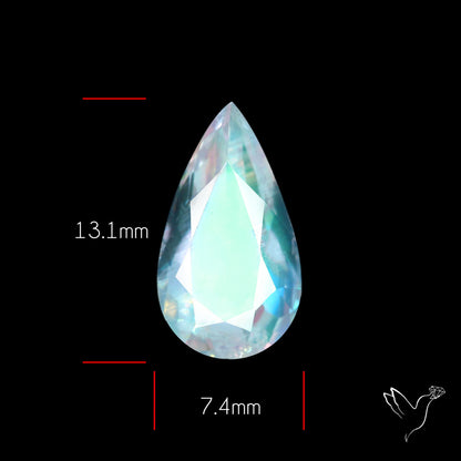 Madagascan Rainbow Moonstone Faceted Fine Gemstone High Grade