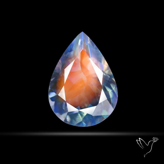 Madagascan Rainbow Moonstone Faceted Fine Gemstone High Grade
