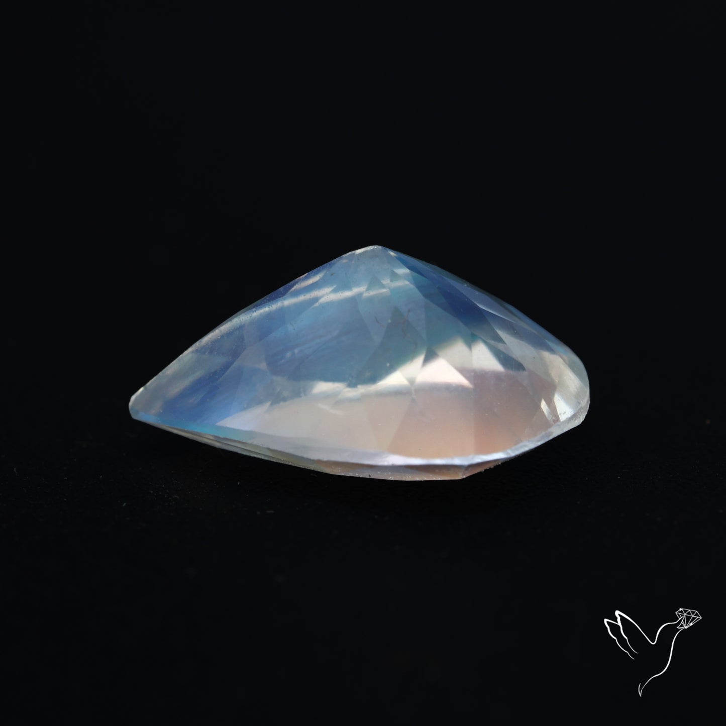 Madagascan Rainbow Moonstone Faceted Fine Gemstone High Grade