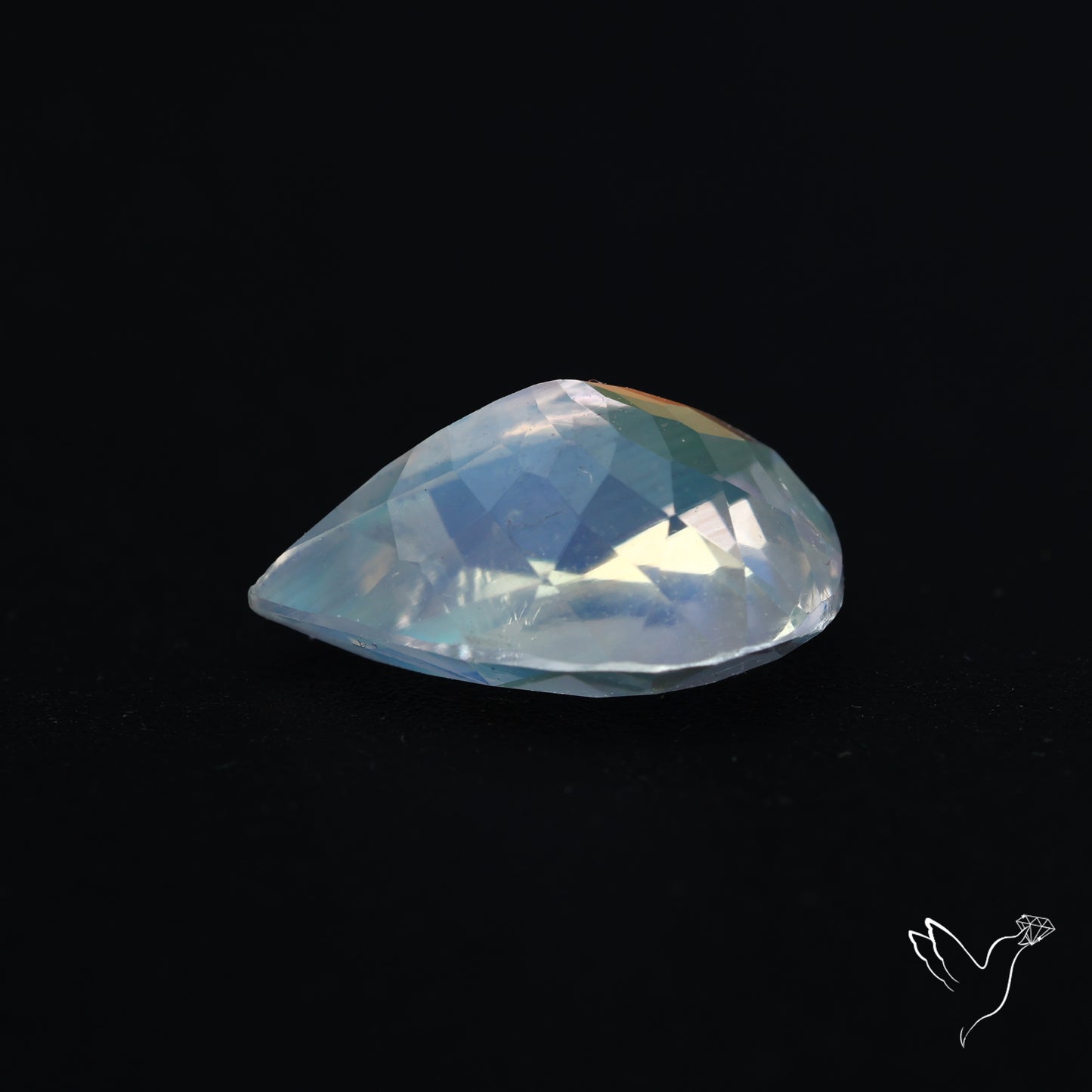 Madagascan Rainbow Moonstone Faceted Fine Gemstone High Grade