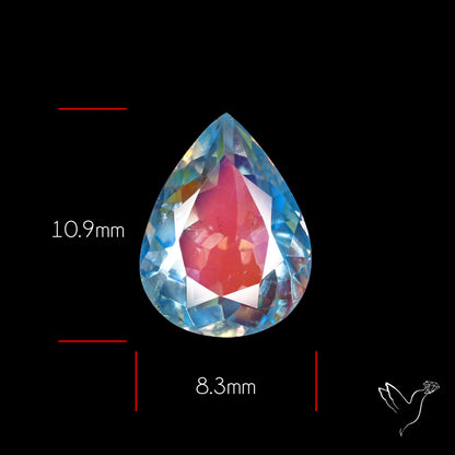 Madagascan Rainbow Moonstone Faceted Fine Gemstone High Grade
