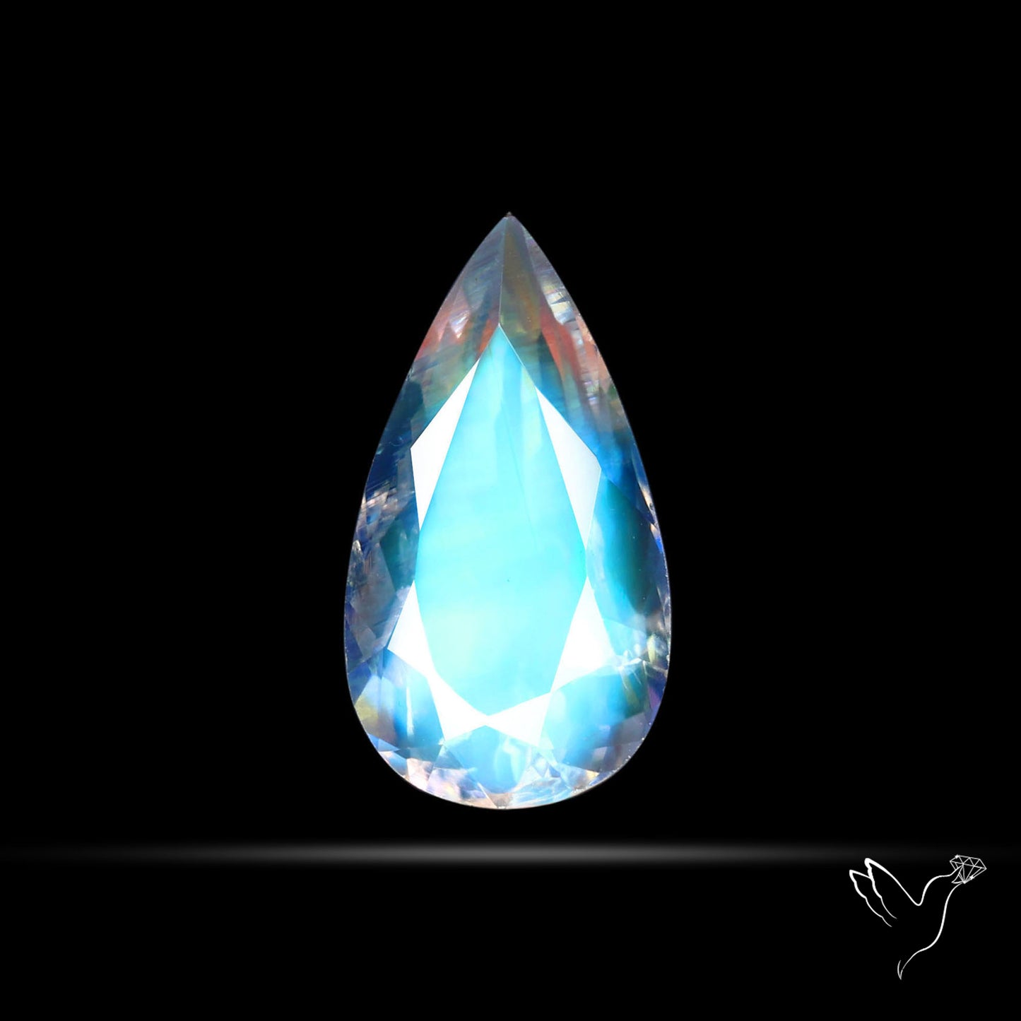 Madagascan Rainbow Moonstone Faceted Fine Gemstone High Grade