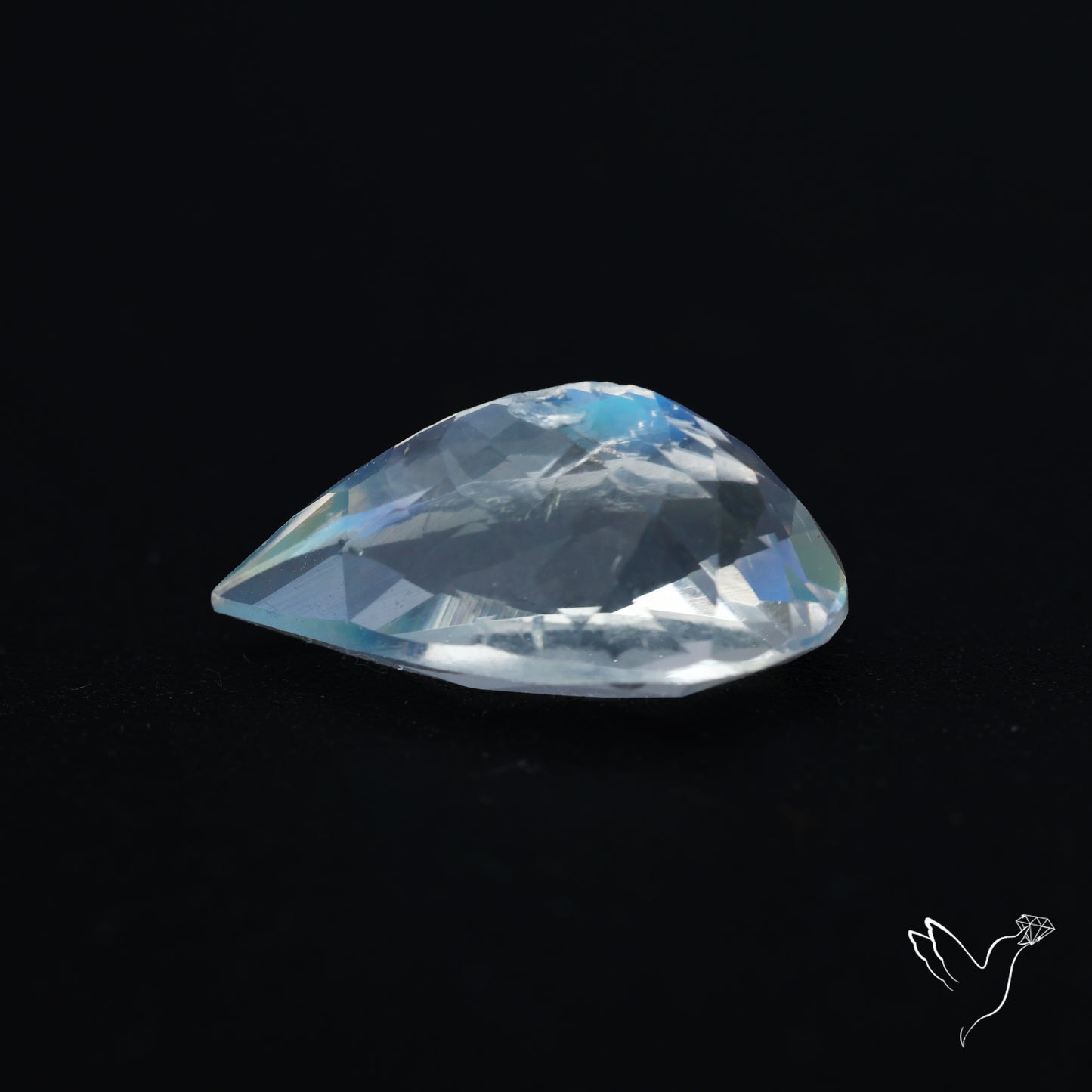 Madagascan Rainbow Moonstone Faceted Fine Gemstone High Grade