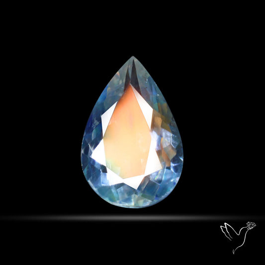 Madagascan Rainbow Moonstone Faceted Fine Gemstone High Grade