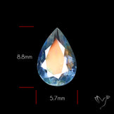 Madagascan Rainbow Moonstone Faceted Fine Gemstone High Grade