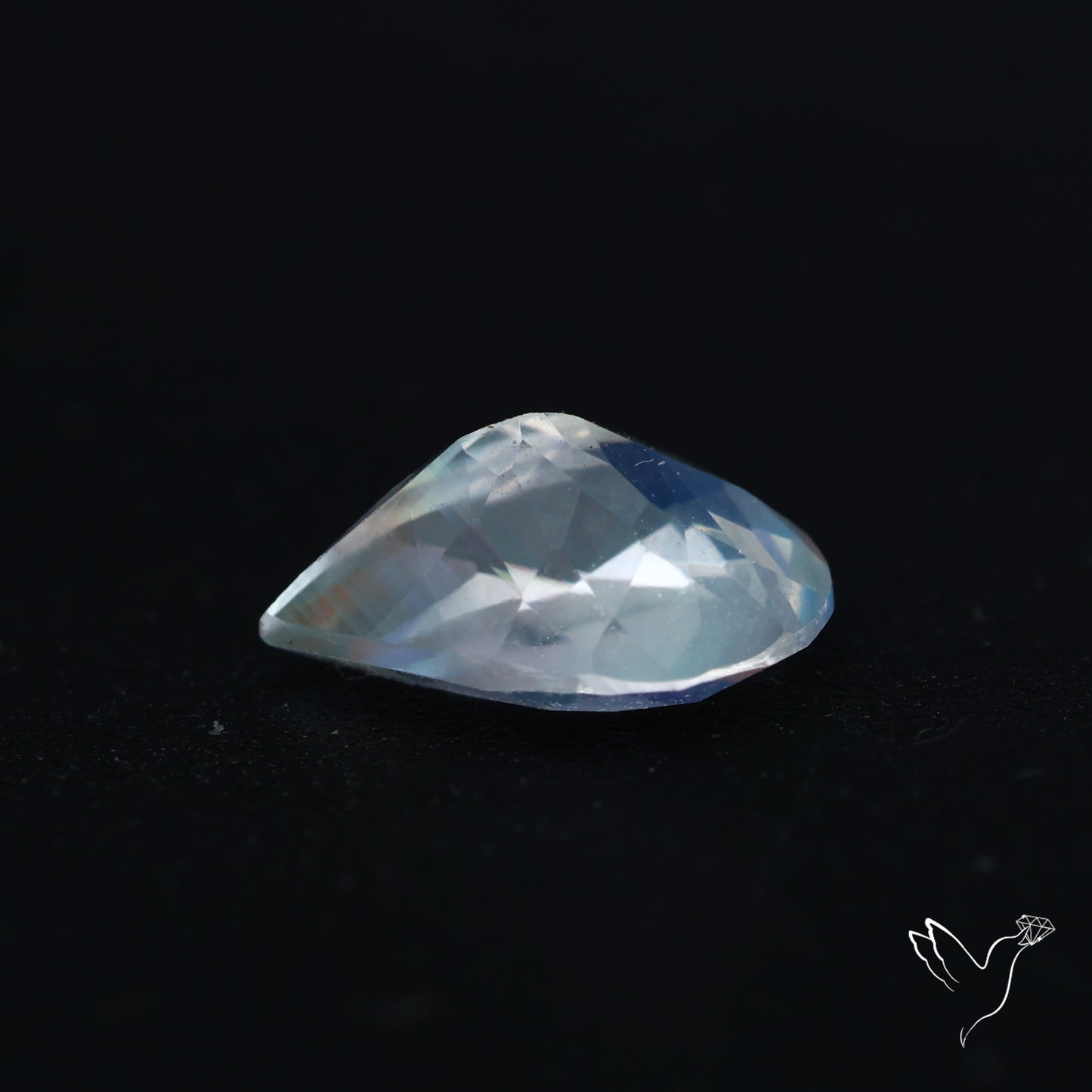 Madagascan Rainbow Moonstone Faceted Fine Gemstone High Grade