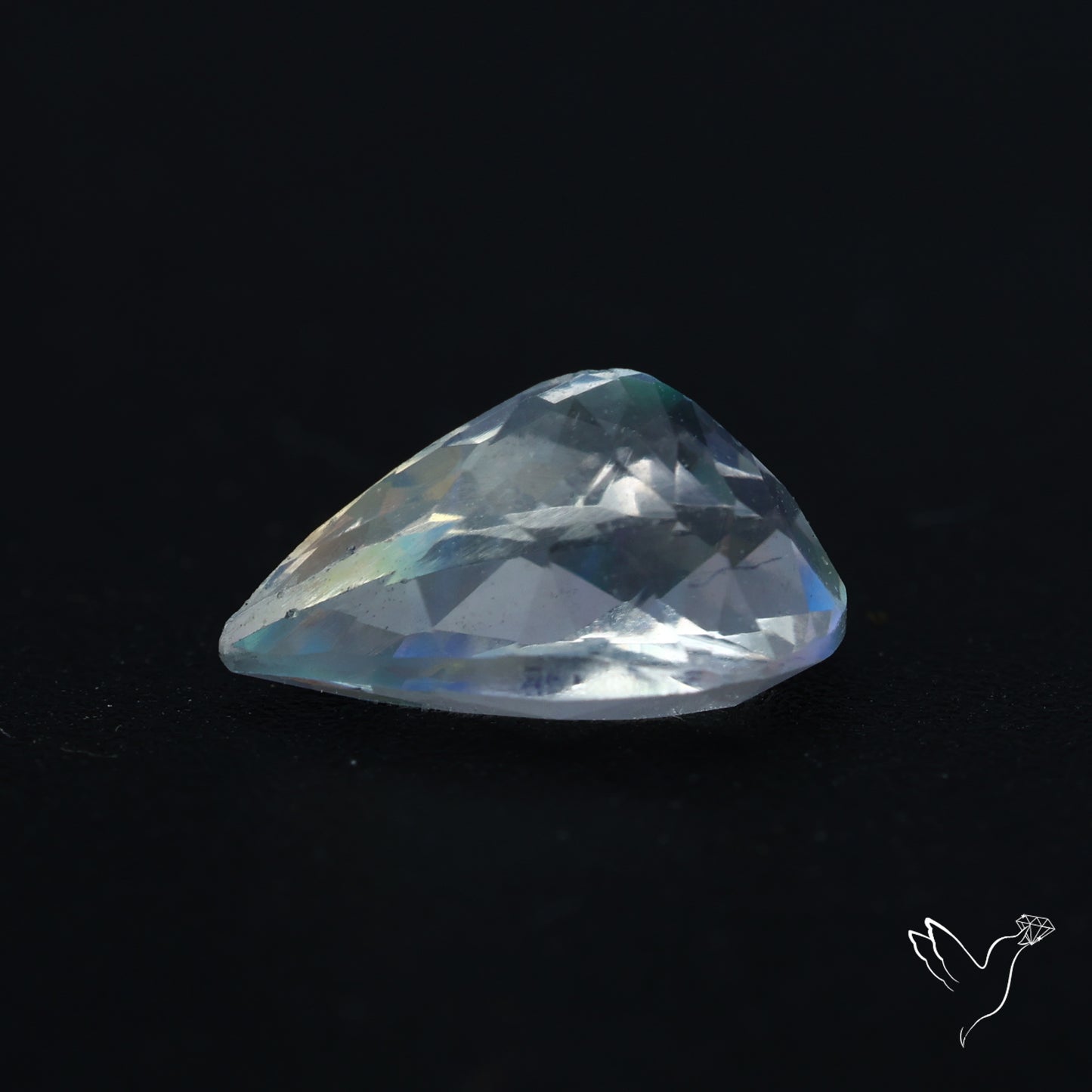 Madagascan Rainbow Moonstone Faceted Fine Gemstone High Grade