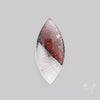 Lepidocrocite in Quartz Rare Gemstone Deep Saturated Red Lepidocrocite