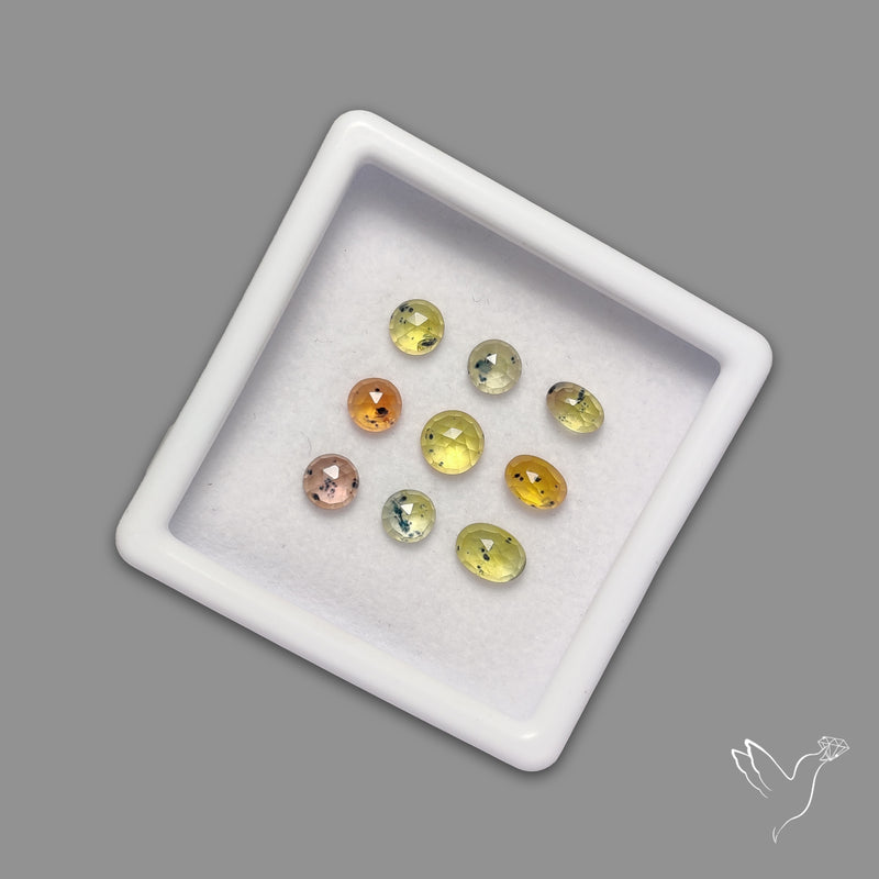 Rose Cut Songea Sapphire Lot