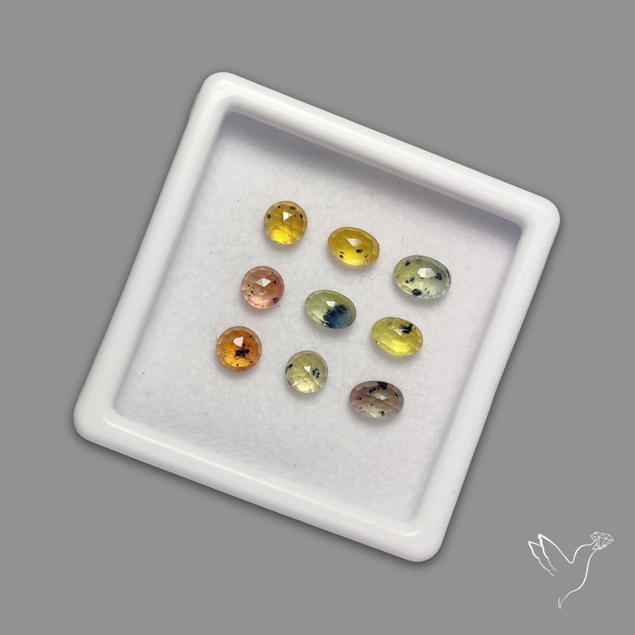 Rose Cut Songea Sapphire Lot