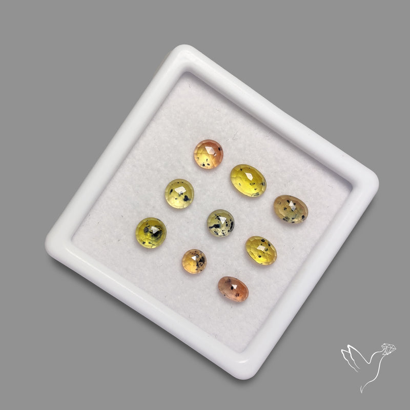 Rose Cut Songea Sapphire Lot