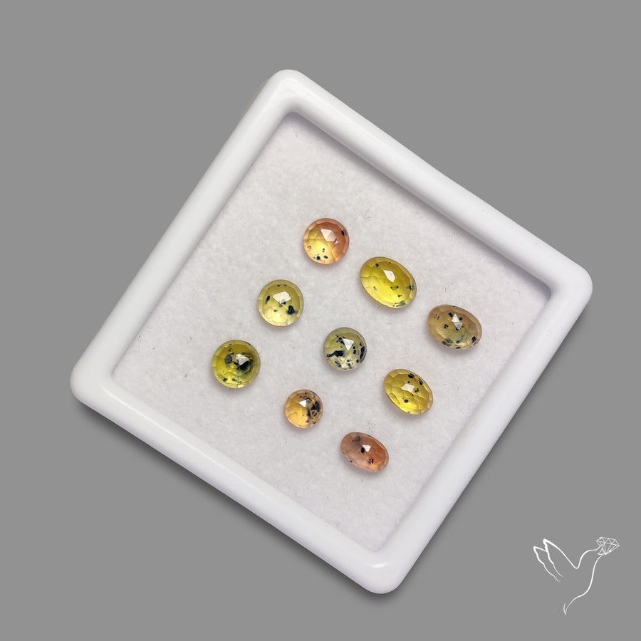 Rose Cut Songea Sapphire Lot