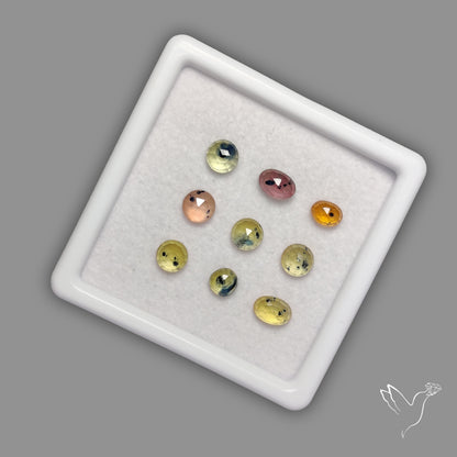 Rose Cut Songea Sapphire Lot