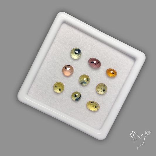 Rose Cut Songea Sapphire Lot