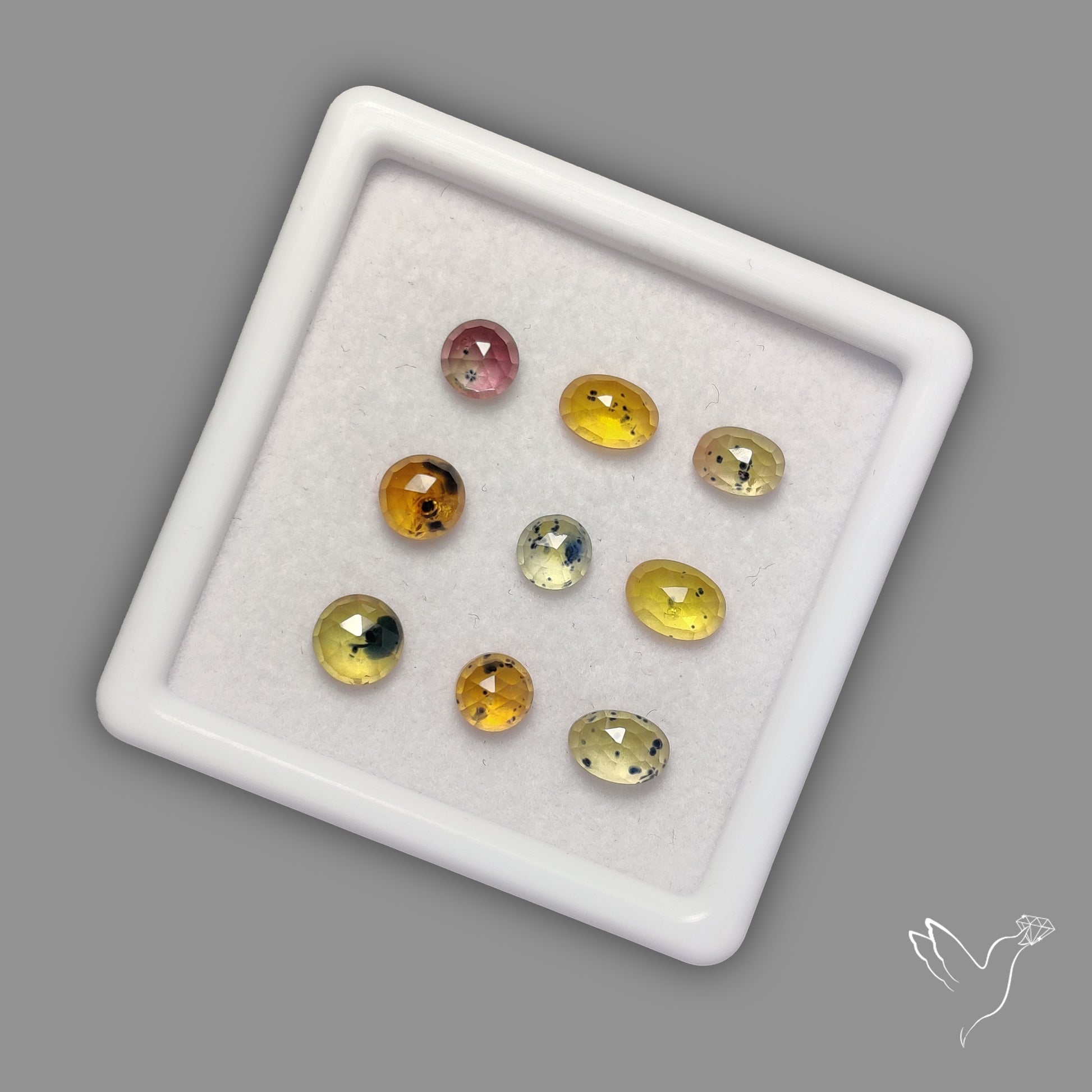 Rose Cut Songea Sapphire Lot