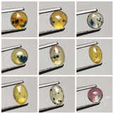 Rose Cut Songea Sapphire Lot
